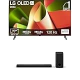 LG Bundle OLED77B49LA TV 77" (195 cm) OLED Fernseher DS77TY 3.1.3 Dolby Atmos Soundbar (400W) mit kabellosem Subwoofer