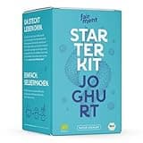 Fairment Joghurt Starterkit - Anfängerfreundlich | Sofort Startklar | 100% Bio Joghurtkulturen - Mit Edelstahl Joghurtbereiter und Zugang zur Fairmentierer-Community