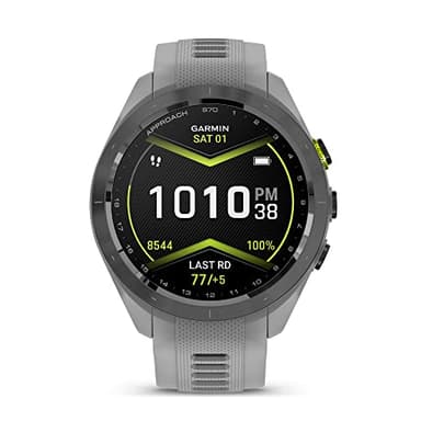 Garmin Approach S70, 42 mm, Premium-GPS-Golf-Uhr, Pudergrau