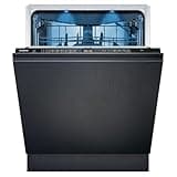 Siemens SX95EX12CE, iQ500 Smarter Geschirrspüler, Vollintegrierte Spülmaschine, 60 cm, Made in Germany, Besteckschublade, Extra leise, varioSpeed, openDry, rackMatic, Innenlicht, glassZone