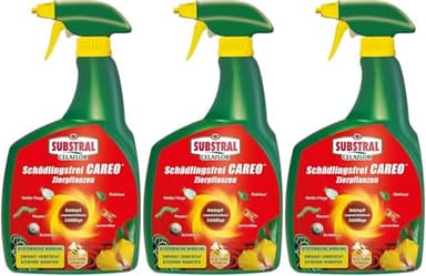 CELAFLOR® Schädlingsfrei CAREO Zierpflanzenspray 3 × 800ml- Vollsystemische Wirkung gegen saugende und beißende Schädlinge
