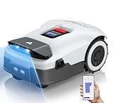 ANTHBOT KI Drahtloser Mähroboter ohne Begrenzungskabel 600m², Full Frequenzband RTK+4-Kamera-Vision Rasenmäher Roboter ohne Kabel, Mehrzonen-Management, Hindernisvermeidung Rasenroboter - Genie 600