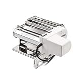 G3 Ferrari G20121 Nudelmaschine Sfoglia Mia, 15 cm Walzen, 9 Teigdickenstufen, 5 Pastasorten, Edelstahlgehäuse, Inklusive Zubehör, Weiß