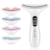 Gesichtsmassagegerät, Face Massager, 4 Modi Massagegerät Gesicht, 4 in 1 Gerät Gesicht, Hals Face Lifting Gerä, EMS Gesichtsmassagegerät Gegen Falten, Für Anti-Aging und Straffung Schlaffe Haut