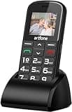 artfone 182 Seniorenhandy mit großen Tasten | Seniorenhandy ohne Vertrag | GSM Dual-SIM-Handy für Senioren mit Notruftaste |1.77 -Inch Rentner Handy |1400 mAh