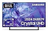 Samsung Crystal UHD 4K DU8579 Fernseher 43 Zoll, TV mit Dynamic Crystal Color, 4K Upscaling, AirSlim Design, Smart TV, GU43DU8579UXZG, Deutsches Modell [2024]