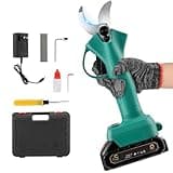 Professionelle Akku Astschere Elektrische Gartenschere kompatibel mit Makita 21V Akku, Max.30mm Schnittdurchmesser, SK5 Klingen, Bürstenloser Motor, Schnurlose Elektrische Baumschere für Gartenarbeit