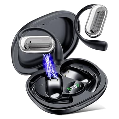 EUQQ KI Übersetzer Kopfhörer Bluetooth 6.1 4-in-1 Echtzeit Übersetzungskopfhörer 144 Sprachen 50 Std Spielzeit Sprachübersetzer Kopfhörer mit App Live Übersetzung Ohrhörer für Business,Reisen,Studie