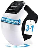 FORTHiQ Schnurloses Knie-Massagegerät, Starke Akku Infrarot-Tiefenwärme zur Kniegelenk-Schmerzlinderung, Laser- & Vibrationstherapie bei Arthritis, Schwellungen, Steifheit, Bänder- & Muskelverletzung