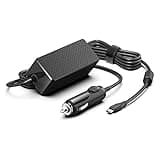 HKY 100W DC 12V-24V USB C KFZ 2,6m Netzteil, Type C Auto Ladegerät Car Charger für Lenovo Thinkpad Thinkbook HP ADP-96AW A Acer Asus Surface pro 9/Book 4 2024 MacBook Air Pro M3 A2992 A3114 A3113
