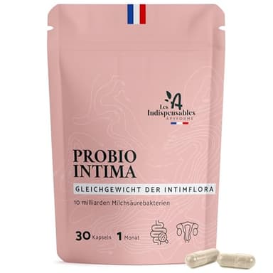 Apyforme - Bakterienstämme für Frauen - 4 Bakterienstämme : Reuteri, Rhamnosus, Crispatus und Acidophilus - 30 Kapseln - Probio+ Intima