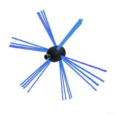 Schornsteinreinigungsbürste mit flexiblem Nylonkopf und Edelstahlleiter, entworfen für die Reinigung von Brennholz und Pelletofen