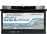 Gel Batterie 12V 100Ah Gel Edition Solarbatterien Gel-Technologie 12V Akku Solar, Solarbatterie Bootsbatterie Battery Wohnmobile, Wohnwagen 100 Ah AGM