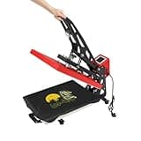 Hadwigger 40 x 50cm Wärmeübertragungsmaschine, Einstellbarer Druck,0-250℃,0-999 Sekunden,T-Shirt Transferpresse Heißpresse Maschine 2500W Flachbett-Heizpresse für Stoffe, Tassen, Telefonkoffer