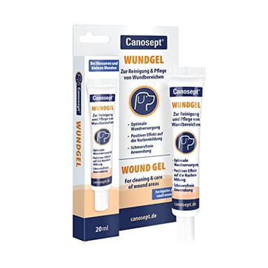 Canosept Wundgel für Hunde 20ml - Wundsalbe Hund - Reinigung & Pflege von Wundbereichen - Optimale Wundversorgung - Stressfreie Anwendung - Von Tierärzten empfohlen