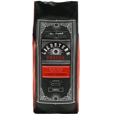 NEU | LIEBSTERN COFFEE | Kaffeebohnen 1kg | SUPER CREMA | Kaffee mit wenig extra Säure| Beste Espressobohnen für Vollautomaten| Mittlere Röstung mit viel Aroma