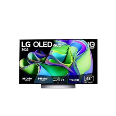 LG OLED48C31LA TV 121 cm (48 Zoll) OLED evo Fernseher (Smart TV, Filmmaker Mode, 120 Hz) [Modelljahr 2023]