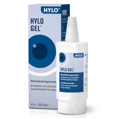 HYLO GEL Augentropfen bei trockenen Augen, langanhaltend, mit Hyaluronsäure, 10 ml