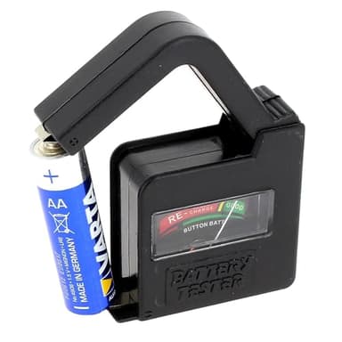 Transmedia Batterie-Tester, AA/AAA/C/D / 9V-Block NB1L