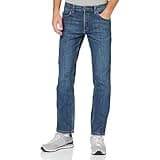 Wrangler Herren Red Kabel Straight Jeans , Authentic Blue, 34W / 32L