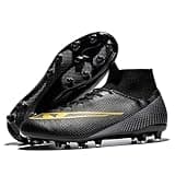 Wugehu Feste Boden Fußballschuhe Hohe Top Atmungsaktive Athletische Berufsausbildung Sneakers für Männer