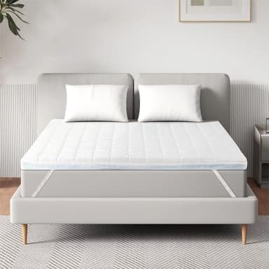 EGO HOME Matratzen Topper 160x200, 7 Zonen Matratzentopper mit Schaumstoff, Öko-TEX Zertifiziert, 160x200cm Matratzenauflage für Boxspringbett Matratze Schlafsofa