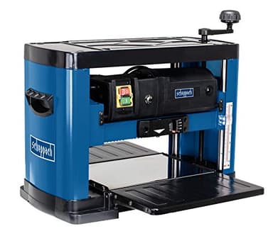 Scheppach Dickenhobelmaschine PLM1800 | 1500W Leistung | 2 Hobelmesser | Drehzahl Hobelwelle 8500 min-1 | Durchlasshöhe/-breite: 152 mm / 330 mm | Spanabnahme max.: 2,8 mm