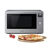 Panasonic NN-CD58JSGPG Slimline-Kombi-Mikrowellenherd mit Grill, Drehteller aus Glas, 27 l, 1000 W, 40/100–220 °C, 29 automatische Programme, Auftauen, 6 Leistungsstufen, digitale LED, Edelstahl