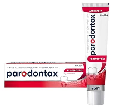 Parodontax Classic Fluoridfrei Zahnpasta, 1x75ml, hilft Zahnfleischbluten zu reduzieren und vorzubeugen