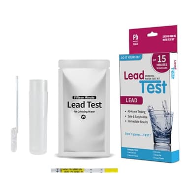 Blei -Test -Kit Im Trinkwasser, Leitungswasser-Testkit, Haushaltswasserprüfungskit Mit Tropfenpipette, Nachweis Bis 15PPB