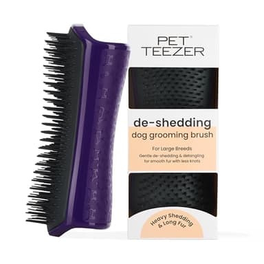Pet Teezer, Fellpflegebürste für Hunde, Violett/Grau