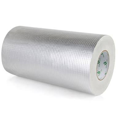Aluminum Butylband Wasserdichtes Klebeband 30cmx10Mx1.5mm (T) Butyl Dichtungsband Alufolie Selbstklebend Reperaturband zum Abdichten und Befestigen für Lecks,BOMEI PACK