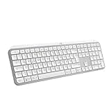 Logitech MX KEYS S DE - 920-011566, Hellgrau Bluetooth