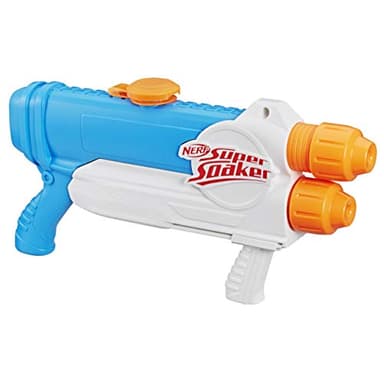 Super Soaker Barracuda Wasserpistole zwei Wasserstrahlen großer 1L Wassertank einfaches Auffüllen
