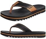 COFACE Sandalen Herren Zehentrenner Beach Flip Flops Arch Support Bequeme Strand Surfen Sommer Sandalen für Herren 44.5 Badelatschen Outdoor