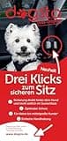 Dogsto Hunde Sicherheitsgurt für jedes Auto mit mittiger Befestigung am Sicherheitsgurt - Ideale Sitzposition