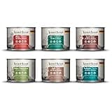 Venandi Animal Premium Nassfutter für Katzen, Probierpaket III, Huhn, Pute, Rind, Huhn + Kaninchen, Kalb, Truthahn, 6 x 200 g, getreidefrei und naturbelassen, 1.2 kg