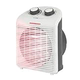 Clatronic® mobiler & kompakter Heizlüfter | Heizlüfter 2000W & 1000W | Heizkörper mit Ventilatorfunktion | Heizlüfter klein mit Kontrollleuchte & Überhitzungsschutz | HL 3761
