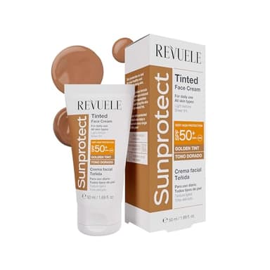 Revuele Sunprotect Getönte Gesichtscreme SPF50+ – Golden Tint, 50 ml
