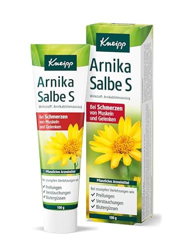 Kneipp Arnika Salbe S - Pflanzliches Arzneimittel - Bei Schmerzen von Muskeln und Gelenken - 100 g