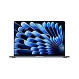 Apple MacBook Air (15", Apple M4 Chip mit 10‑Core CPU und 10‑Core GPU, 16GB Gemeinsamer Arbeitsspeicher, 256 GB) - Mitternacht