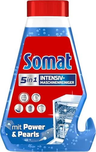 Somat 5in1 Intensiv-Maschinenreiniger (250 ml), Spülmaschinenreiniger flüssig zur Tiefenreinigung, mit Entkalkungsfunktion für hygienische Sauberkeit und längere Lebensdauer