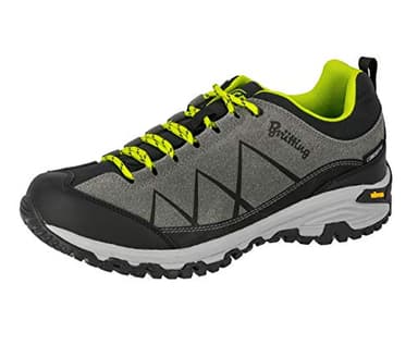 Brütting Unisex Kansas Trekking- & Wanderhalbschuhe, Anthrazit Schwarz Lemon, 43 EU