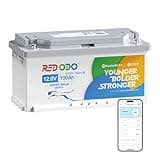Redodo 12V 100Ah Bluetooth LiFePO4 Batterie mit 188mm Höhe, 1280Wh Tiefzyklus Lithium Batterie mit Smart BMS, Niedrigtemperaturschutz, Perfekte Bleisäure Ersatzbatterie für Wohnmobil, RVs, Wohnwagen