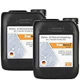 StoneprotecT SP5000 Premium Nano Stein-Imprägnierung außen | Made in Germany | Langfristiger Schutz vor Wasser, Schmutz, Grünbelag | Stein-Versiegelung außen | 10L für bis zu 100m²