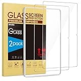 SPARIN Panzer Schutz Glas Folie für Samsung Galaxy Tab A9 Plus, 2 Stück Schutzfolie für Samsung Tab A9+, 9H härte Schutzglas mit Hilfsrahmen