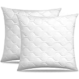 Siebenschläfer Kopfkissen 80x80 2er Set – Nachfüllbares Kissen Doppelpack mit Mikrofaser-Füllung (80 x 80 cm)