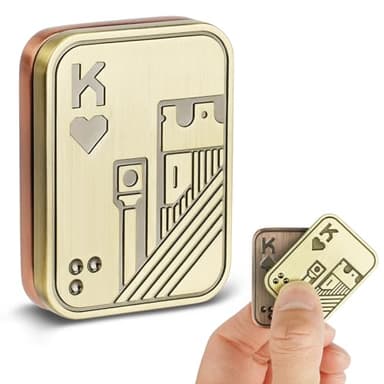 HOTUT Fidget Toys Slider, Metal Poker Fidget Slider, Magnetisches Zappelspielzeug für Erwachsene, EDC Metall Fidget Slider, Fidget Toys, ADHS Autismus Angst Stressabbau, Haptische Dekompression