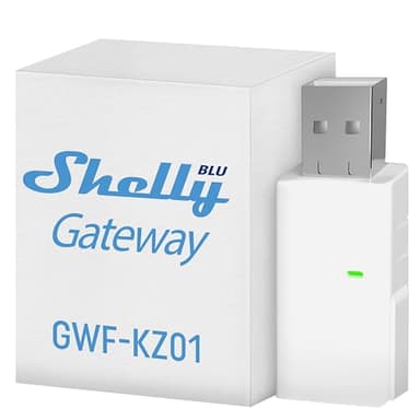Shelly BLU Gateway | Bluetooth-WLAN-Gateway | USB-A-Dongle | Hausautomation | Kompatibel mit Alexa & Google Home | iOS Android App | Kabellos | WLAN-Repeater | kein Hub Erforderlich