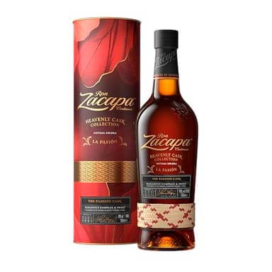 Zacapa La Pasión, The Passion Cask, Heavenly Cask-Kollektion handverlesen aus Guatemala, 40% vol, 700ml Einzelflasche, Rum